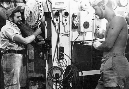 Raoul in de machinekamer